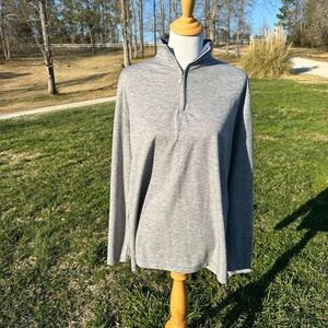 johnnie-O Gray Lightweight Shirt Jacket